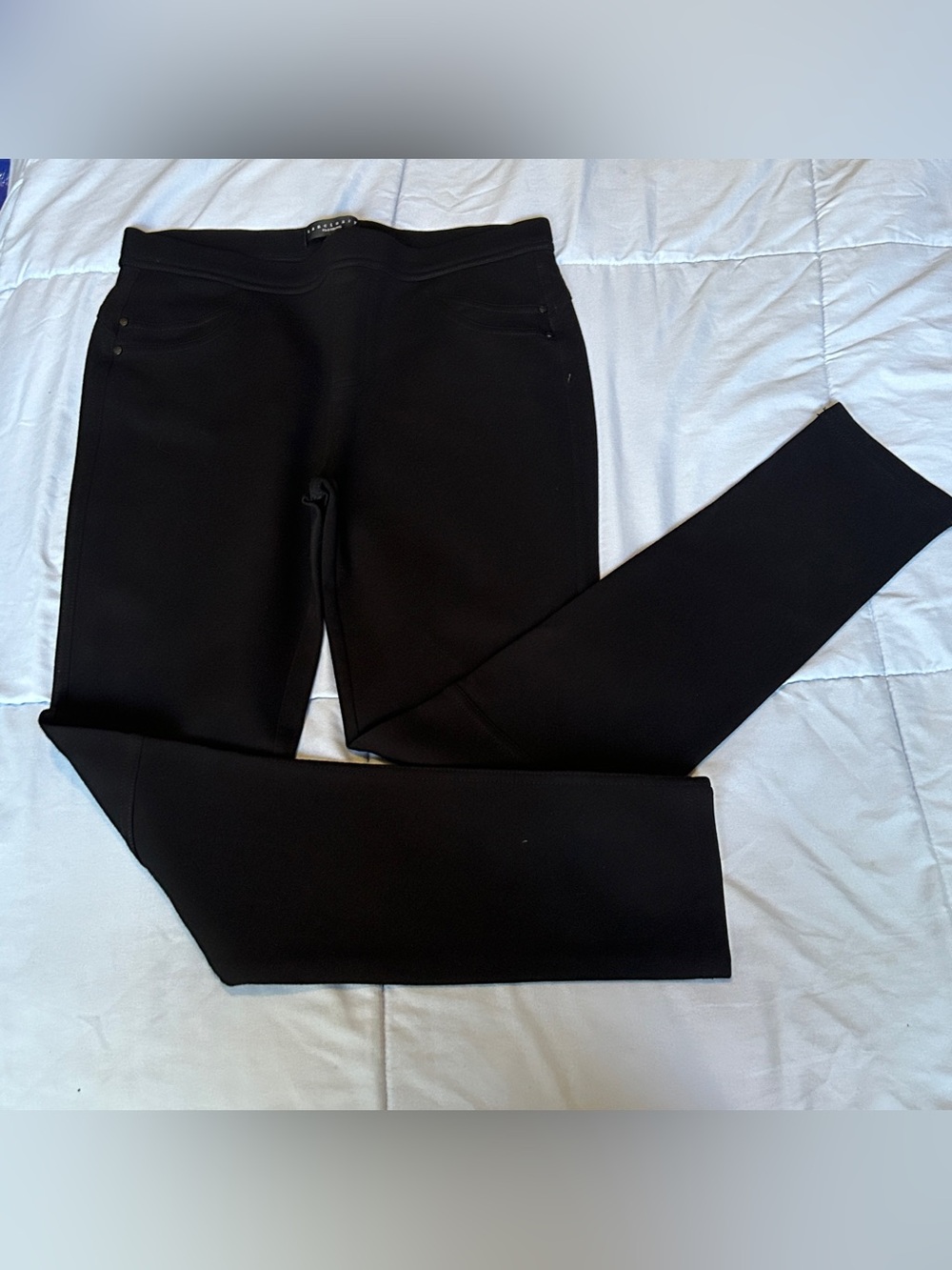 Sanctuary Thick Pull On Leggings Pants Dressy Party Brunch Women’s Large Black